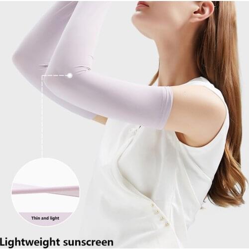Sun Protection Ice Silk Sleeve Outdoor Driving Riding Anti-purple Outer Sunshade Breathable Arm Protector Sleeve New Arrival