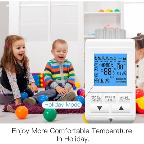 ZIgBee3.0 Smart Thermostat Heater Temperature Controller Thermostatic Radiator Valve Controller Work With Alexa Custom Time