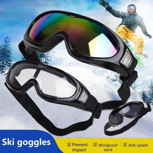 Snow Blindness Proof Wear-resistant Adjustable Strap Snow Ski Glasses for Outdoor