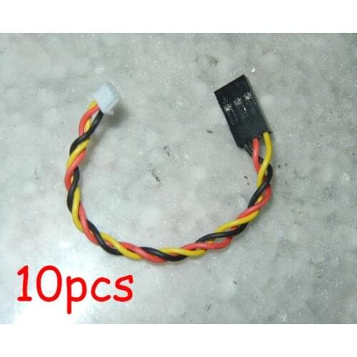 10Pcs 3P 1.25mm White Connector Male To DuPont Plug Cable For PPM/SBUS Signal Input Wire For DIY RC Car/Tank/Airplane Models