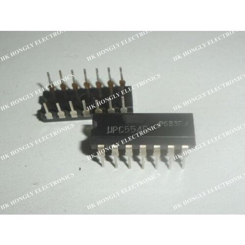 10PCS UPC554C DIP14 NEW