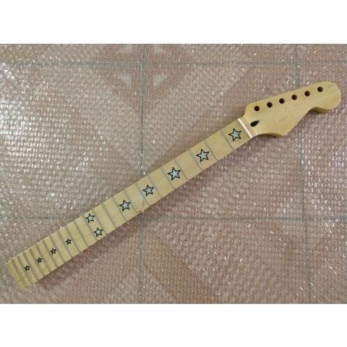 22 Fret New Maple Electric Guitar Neck Polishing For ST style parts
