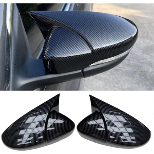 Rearview Mirror Cover Side Wing Rear View Mirror Case Covers Trim For Volkswagen GOLF 7 MK7 MK7.5 2014-2018