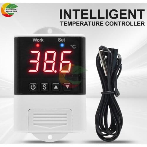 DTC1100 AC 110V 220V Digital Microcomputer Thermoregulator Thermostat Temperature Controller Cooling Heating Switch NTC Sensor