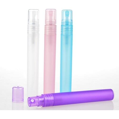 DHL free 1000pcs 10ml Portable Atomiser Plastic Bottle Perfume Spray Makeup Bottle Empty cosmetic packaging