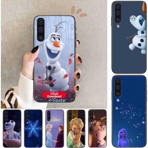 Disney Frozen Phone cover hull For SamSung Galaxy S 8 9 10 20 21 S30 Plus Edge E S20fe 5G Lite Ultra black soft