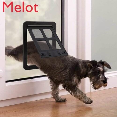 Pet Cat Door Hole Free Access Door Cat Puppy Dog Isolation Door