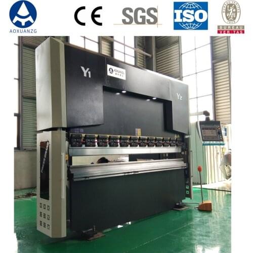 100T 3200mm 6+1 Axis with DA66T CNC bending machine hydraulic press brake