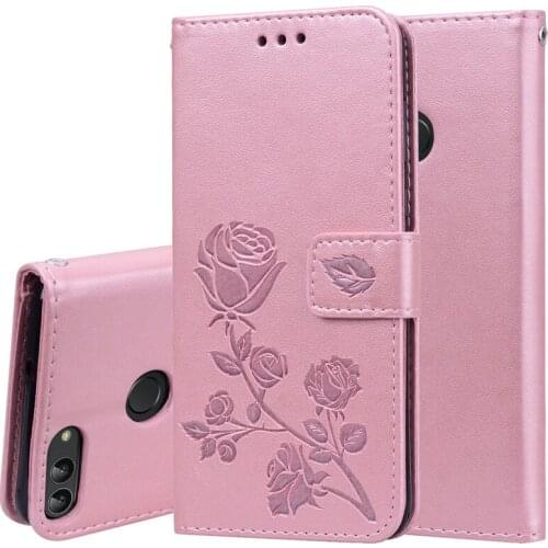 Quality Leather Wallet Case For Huawei P Smart Psmart Phone Flip Case On Huawei FIG-LX1 Wallet Phone Case Flip Leather Cover