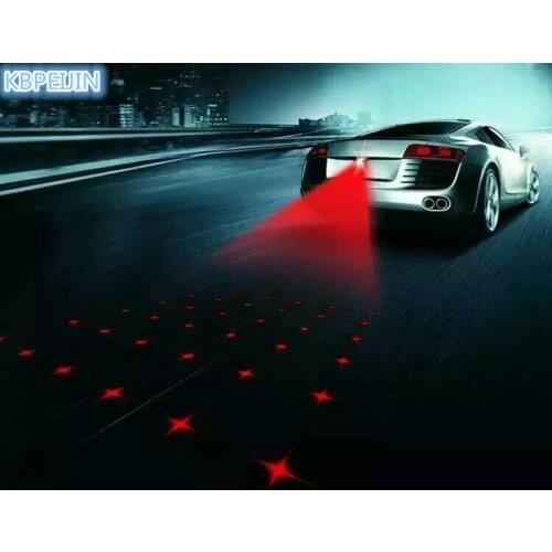 New Pattern Anti Collision Rear-end Car Laser Tail Fog Light Sticker for Buick regal gs excelle encore lacrosse accessories