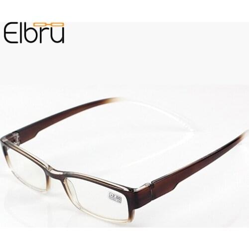 Elbru Men Women Adjustable Hanging Reading Glasses Ultralight TR90 Clear Lens Presbyopia Eyeglasses For Elderly Diopters 1.0 4.0