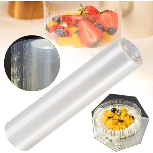 DIY Cake Collar Kitchen Bakeware Acetate Film For Cake Decor Transparent Cake Surround Film Mousse Cake Sheets Surrounding Edge