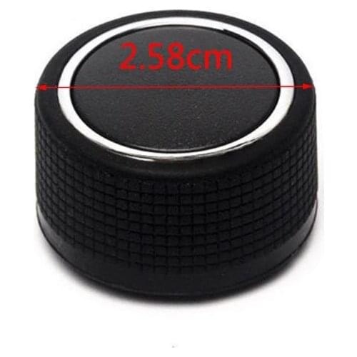 Rear Radio Volume Control Knob Pair Chrome For Buick Cadillac Chevy GMC BR