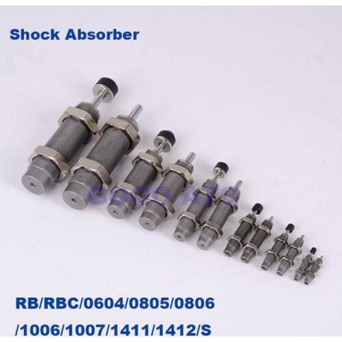 Pneumatic Air Cylinder MSQ MSQB CY1S Shock Absorber RB/RBC0604/0805/0806/1006/1007/1411/1412/S SMC type Buffers with cap nut