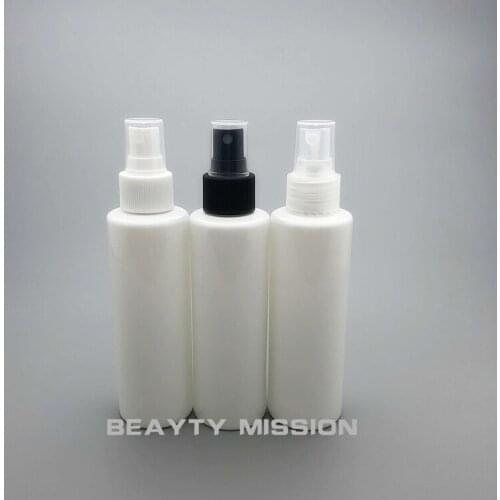 Empty White Portable 150ml 36 pcs/lot Spray Bottle Travel Watering Can PET Plastic Vials Cosmetic Packing Bottles BEAUTY MISSION
