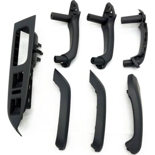7pcs for vw Touran Dark gray door handle inside door handle armrest cover lifter switch box
