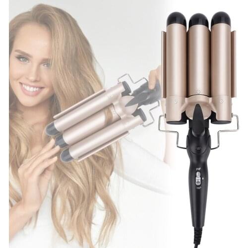 Professional Hair Tools Curling Iron Ceramic Triple Barrel Hair Styler Hair Waver Styling Tools Hair Curlers Electric Curling