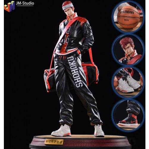 Slam Dunk gk scene Coke Sakuragi Flower Road Double-headed sculpture figure multi-model ornament statue