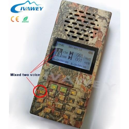 Mixed sounds voice bird duck goose hunting decoy 20W speaker hunting mp3 player timer on/off