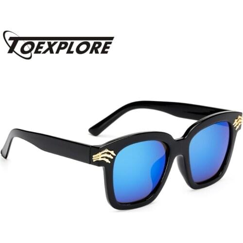 TOEXPLORE Pilot Sunglasses Men Women Brand Designer Glasses Ghostcrawler HD lens Mirror eyewear Fashion High Quality UV400