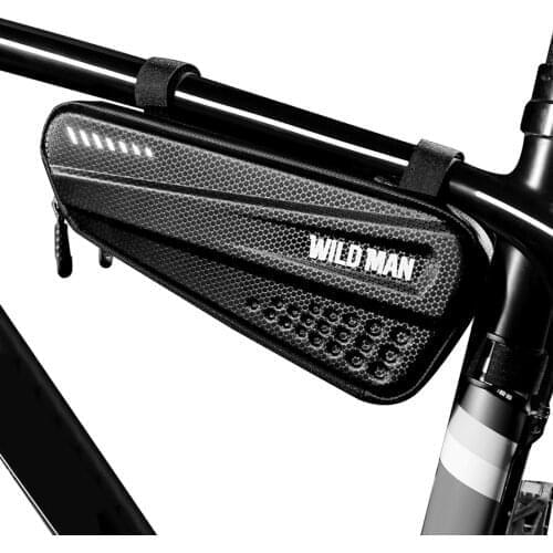 Bicycle Tube Bag Waterproof Hard Shell Bicycle Frame Bag Road Mountain Bike Storage Case Cycling Pouch Bicycle