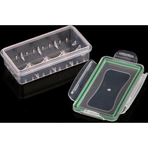 Waterproof PP Plastic Battery Holder Storage Boxes For 2pcs 18650 or 4pcs 16340 batteries Container Case Power Bank Coins