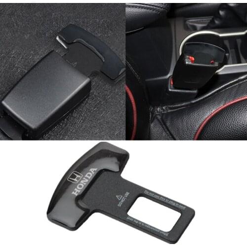 1/2Pcs Metal Car Interior Seat Belt Clip Safety Belt Plug For Honda CR-V Accord 7 Mugen INSPIRE Fit DOHC Vezel CIVIC