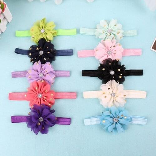 2018 New 10 Pcs/ Set Baby Hair Band Headband Flower Girl Props Kids Cute Headwear Accessories Baby Care