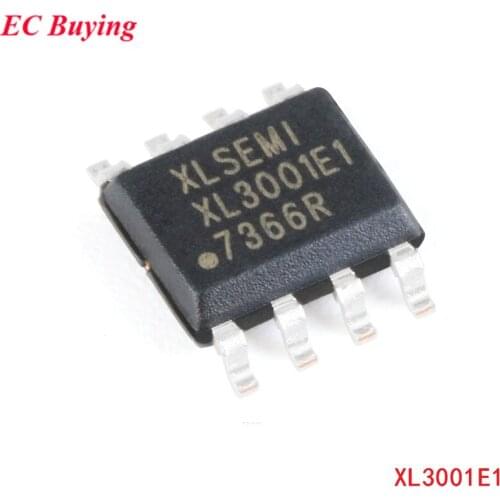 10pcs Original SMD XL3001E1 SOP-8 Step Down DC Power Converter Chip Step-Down Chip 150khz Integrated Circuit
