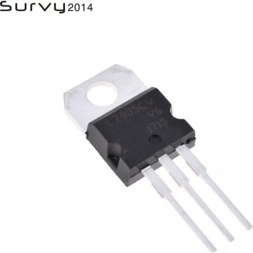 10 PCS/Lot IC Chips L7905CV L7905 7905 3 Pin Voltage Transistor Regulator IC TO-220 5V diy electronics