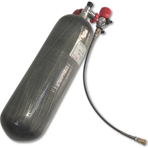 AC368101 Acecare 2019 Paintball Tank 6.8L Scuba Diving Tank 300Bar 4500Psi Gas Tank Carbon Fiber Cylinder & Valve & Fill Station