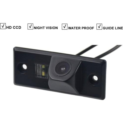 Vehicle Car Rear View Reverse Camera For Skoda Fabia Yeti Auto Backup Parking Night Vision Guide Line Waterproof Wide Angle AHD