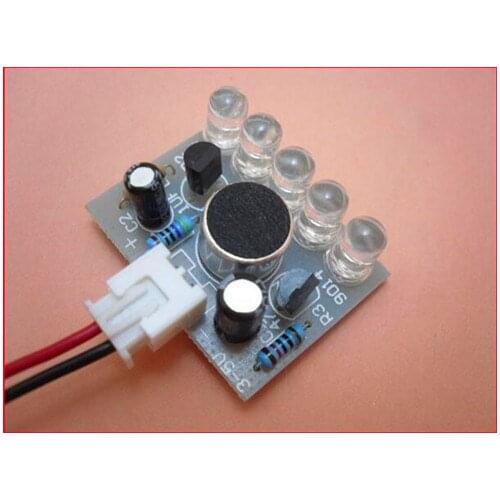 Free Shipping!!! Voice-activated LED lights melody / Electronics DIY Fun Production Suite sensor