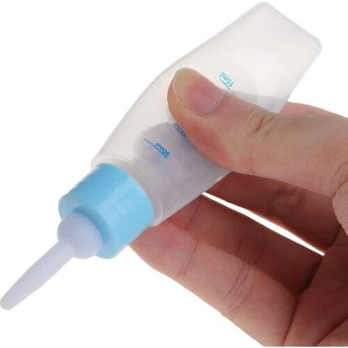 X7AB Pet Milk Bottle 30ml Silicone Nipple Small Animal Feeding Hamster Cat Dogs Puppy