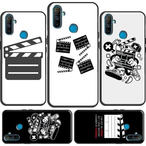 Clapper board Film Movie maker For OnePlus 9R 8T Nord 7 8 9 Pro Case Cover For OPPO Realme 8 Pro GT Neo 6 7 Q3 Pro C3 C15