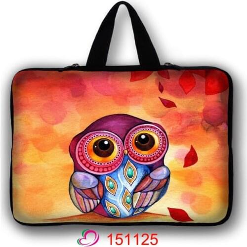 Night owl Sleeve Case For Laptop 11 12 13 14 15 15.6 17 For MacBook Air Pro 13.3 15.4 ,Laptop Bag Tablet Case Cover for HP Dell