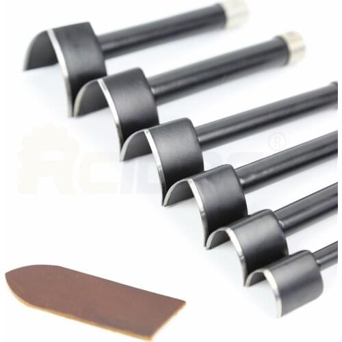 V shape watch belt cut punch,RCIDOS DIY Leather watch band corner cutter kits,open size 20/25/30/35/40/45mm,1pcs price
