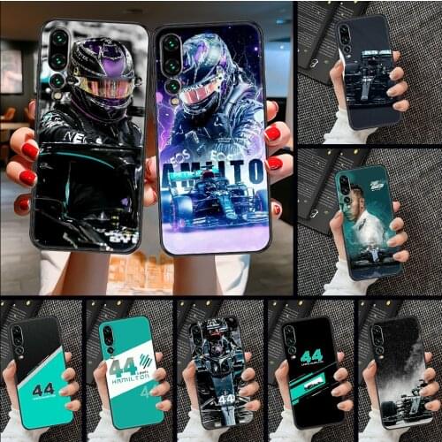 Racing racer Lewis Hamilton 44 Phone case For Huawei P Mate P10 P20 P30 P40 10 20 Smart Z Pro Lite 2019 black fashion cover