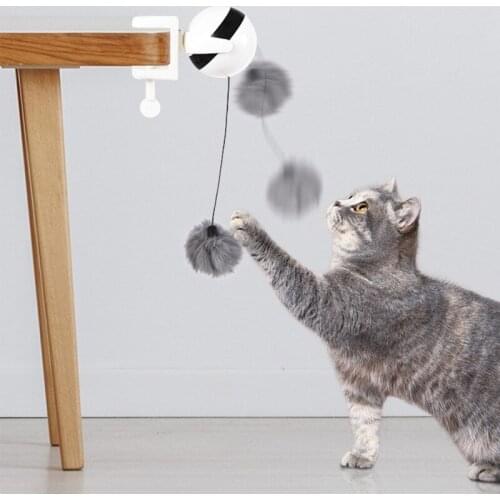 Pet Toys For Cat Electronic Lifting Interactive Ball Toy Kitten Automatic Teaser Lifting Ball Toys Pet Products
