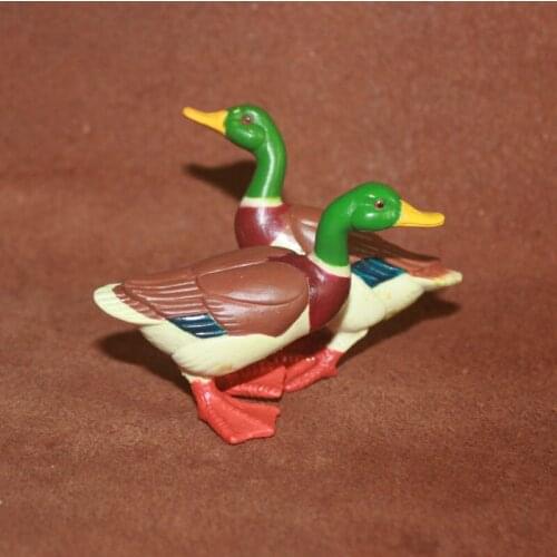 Miniatures Animals Poultry Mallard Chicken Duck Goose Fairy Garden Accessories Bonsai Decor Action Figures Figurines Model Toys