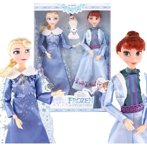30 CM Frozen 2 Elsa,Anna,Olaf Princess collection action figure Hot Toys Model Dolls Christmas New Year Gift for Children