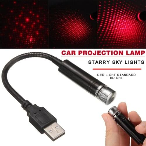 USB LED Car Roof Atmosphere Star Night Light Projector Lamp Automobile Decorative Lamp Replacement Cars Interior Accessories