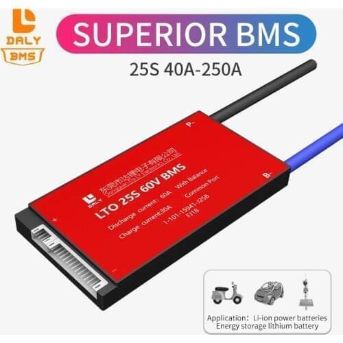 LTO 18650 BMS 25S 60V 120A 150A 200A 18650 lto Lithium Equalizer Board With balancer Balance Function LTO Module