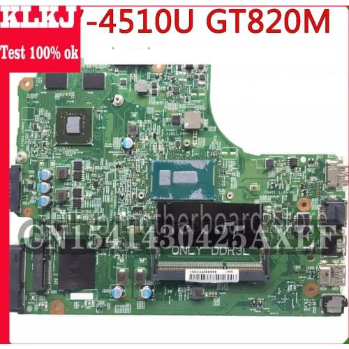 KLKJ For DELL 3542 Insprion 15-3542 DELL 3442 3543 3443 5749 Motherboard 13269-1 PWB FX3MC REV A00 Motherboard I7-4510u