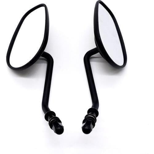 Motorcycle Black/Chrome/ Rear View Side Mirrors For Harley Touring Road King Fat boy SPORTSTER XL 883 1200 Dyna Softail