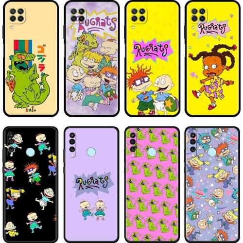 Cartoon Rugrat Silicone Phone Case For Huawei P50 P30 Lite E P Smart Z P10 P40 Pro Plus 2019 2021 2020 5G Fundas Cover
