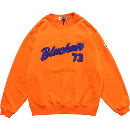 Letter Embroidered Sweatshirts Mens Hiphop Hoodies Long Sleeve Pullover Unisex Oversize Hoodie 2020 Autumn Womens Sweatshirt