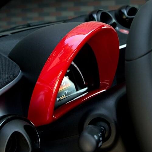 Car Dashboard Decoration Sticker Speedometer Fuel Meter Frame For Smart 453 Fortwo Forfour Accessories Interior Modification