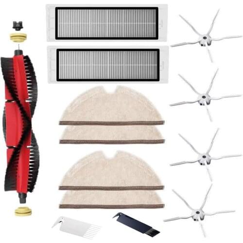 For XiaoMi Roborock S5 Max S50 S55 S6 S5Max Robot Vacuum Cleaner Mop Cloths HEPA Filter Main Side Brush Detachable Accessories