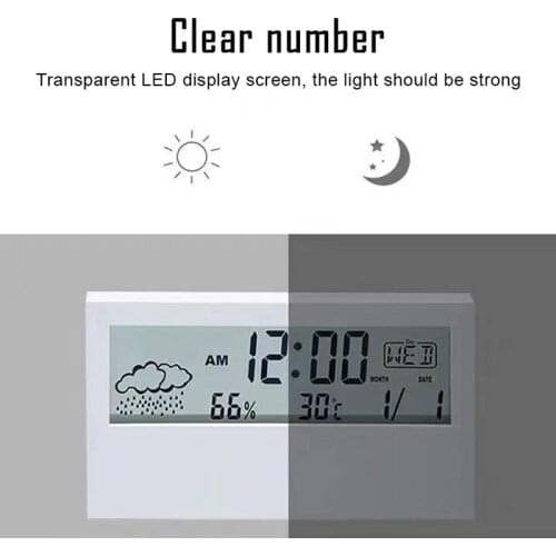 Newly Electronic Digital Clocks Multifunctional Small Electronic Clock For Home Office Bedside
